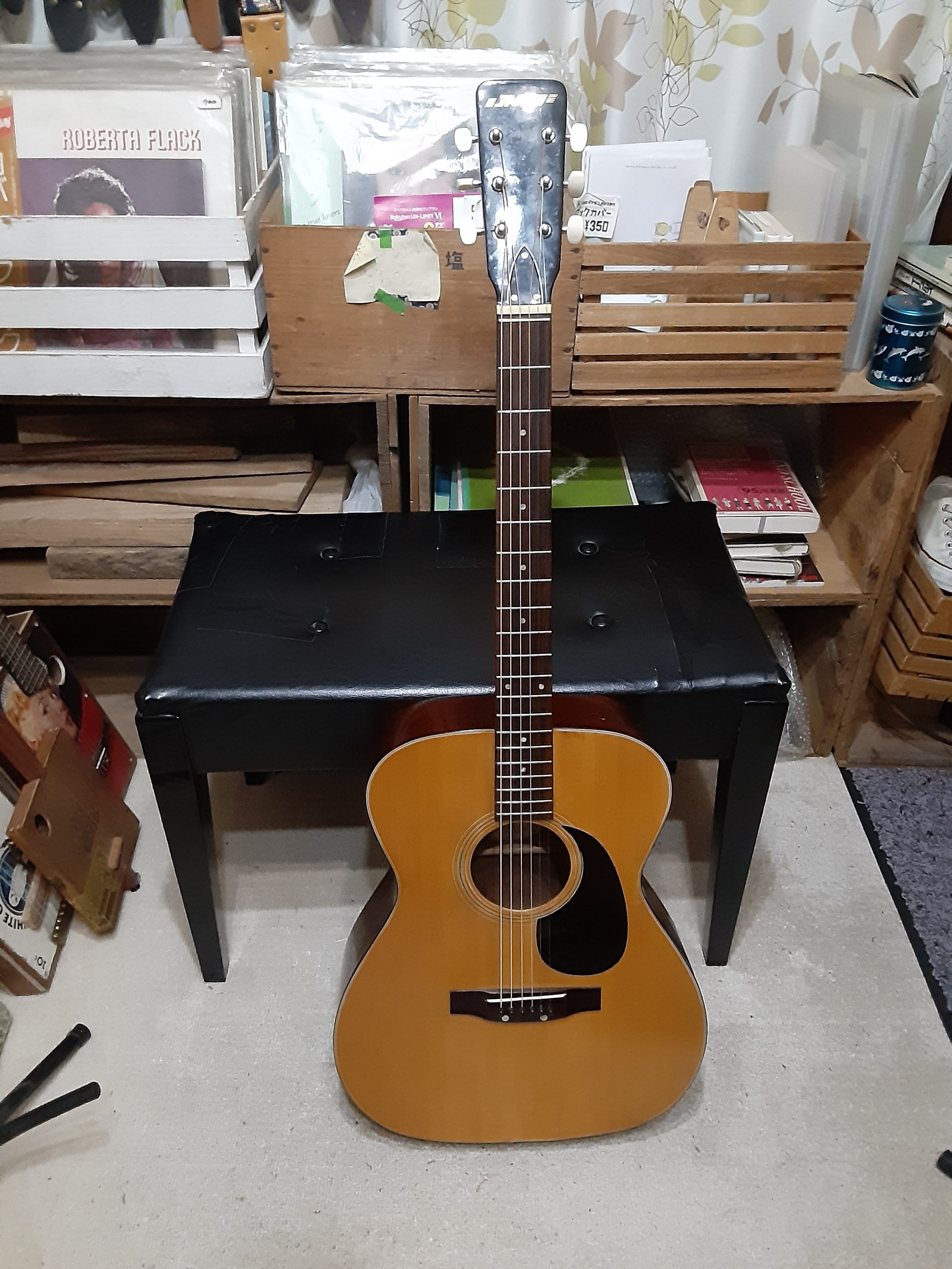 日本製 YAMAHA(ヤマハ)FG-200J 黒ラベル エレアコ Yamaha FG 200-J