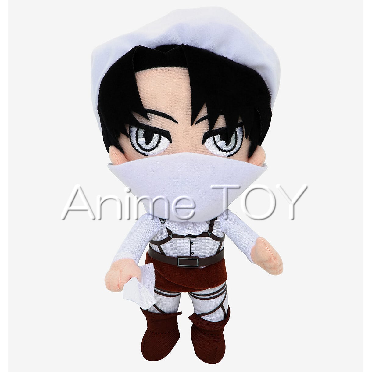 進撃の巨人 リヴァイ アッカーマン ぬいぐるみ お掃除 リヴァイ兵長