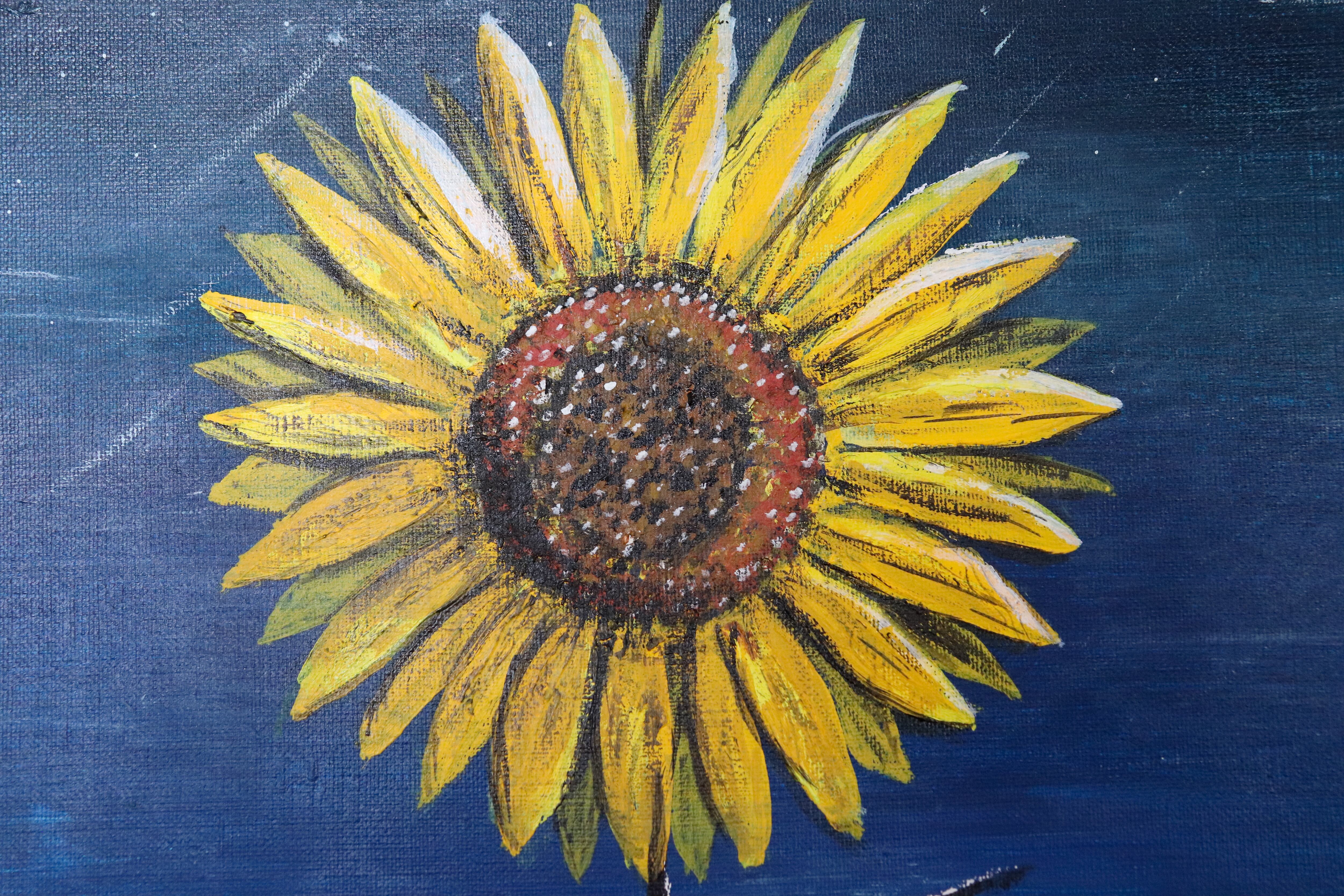 銅版画応用絵画 title「イデアの花姿」 銅版画応用絵画 title「イデア