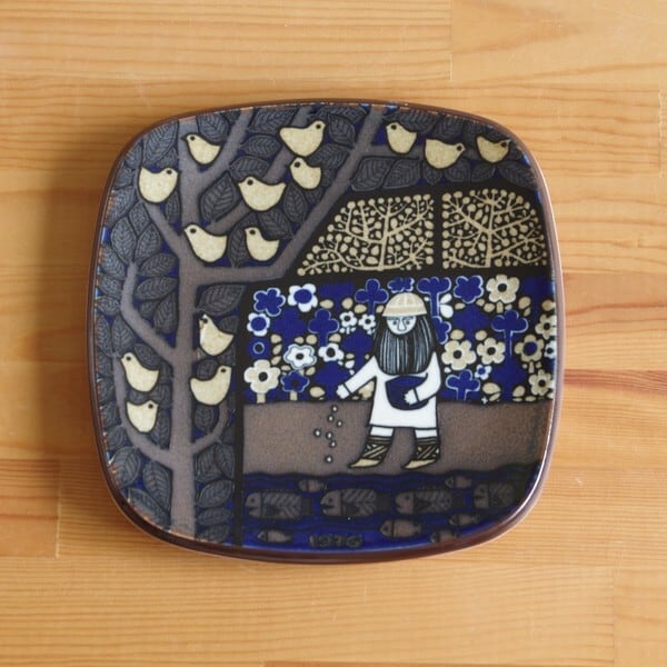 ラリック プレート ○ イヤー プレート 1976 ワシ 皿 コレクション