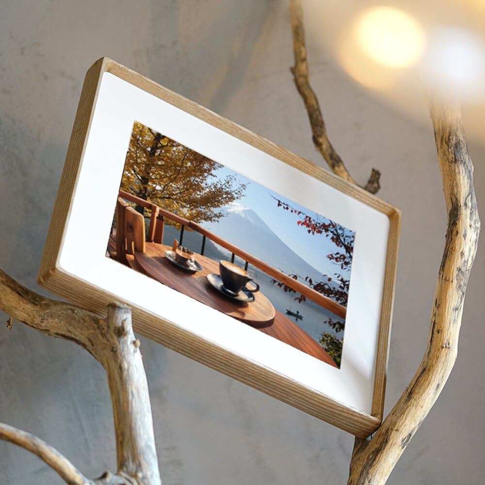 DIY手造り◇油絵F6号サイズ用の流木での額縁フレーム Cherrieページ：