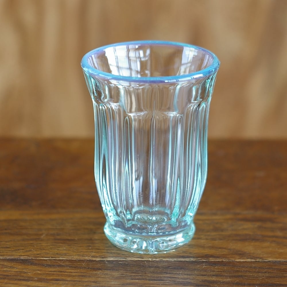 再入荷】【新品】 昭和レトロ タンブラーグラス みずいろ ガラス 廣田