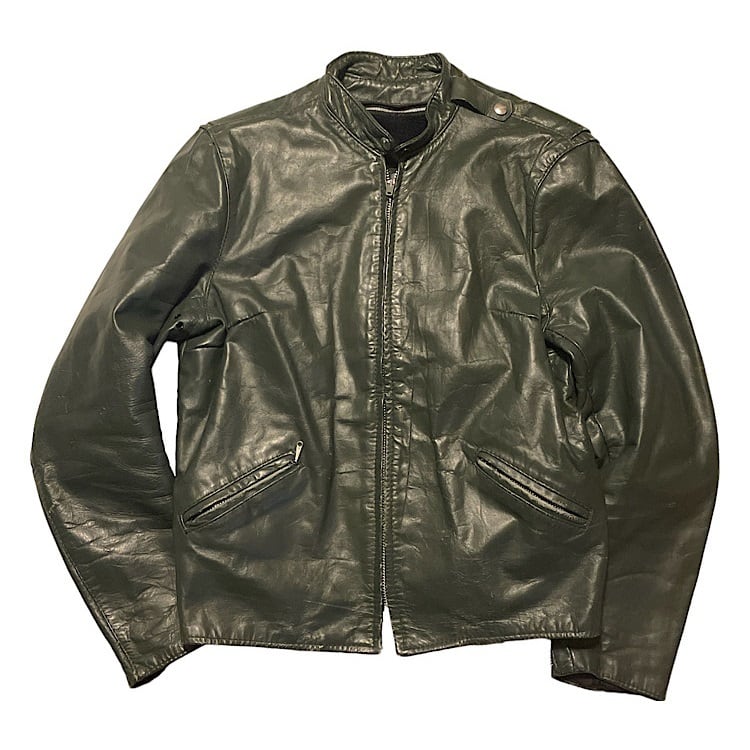 激レアカラー 60s Brooks シングルライダースジャケット ビンテージ