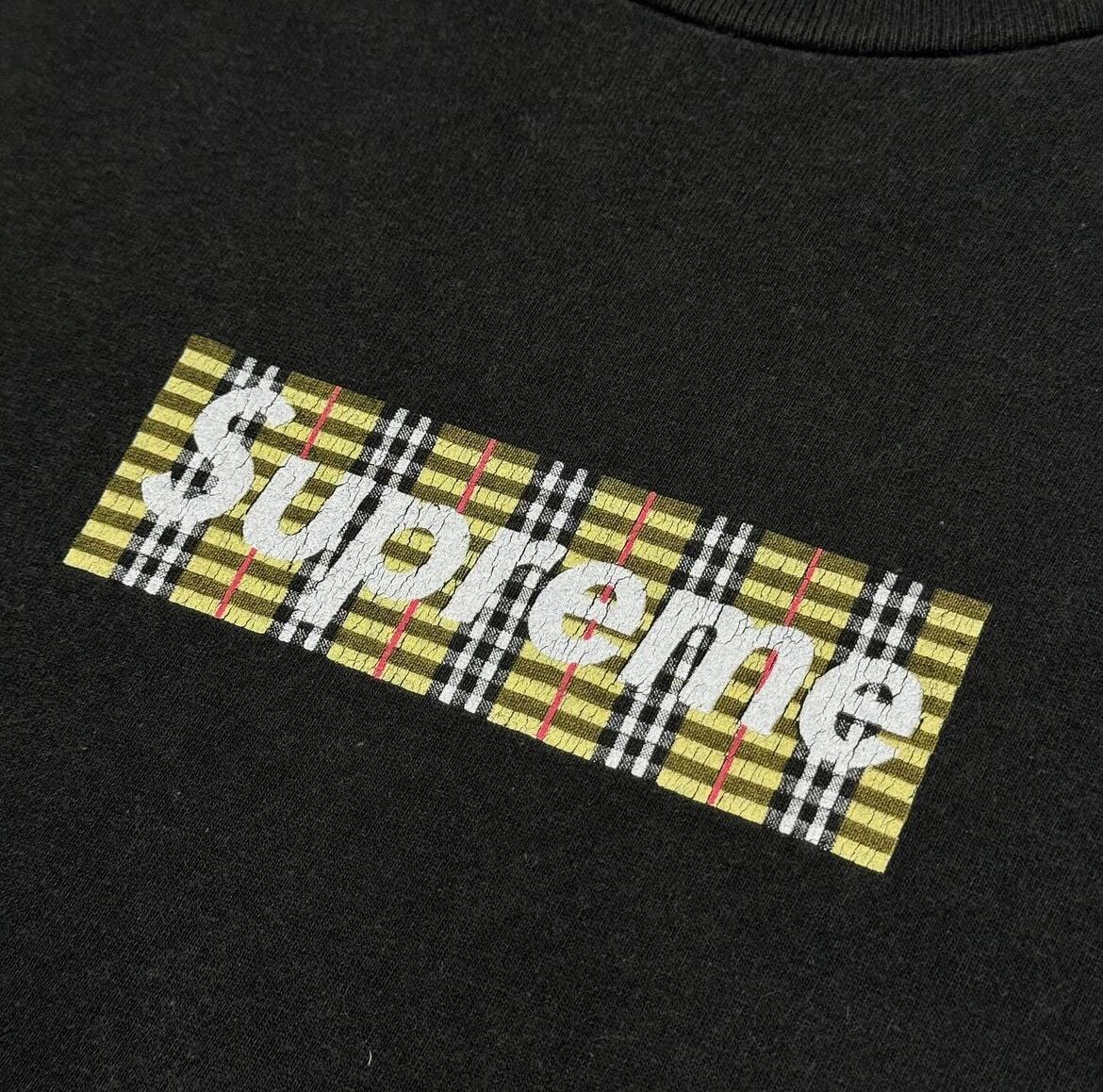 special!】97's Supreme Design Tee “Burberry Box Logo” “初期タグ