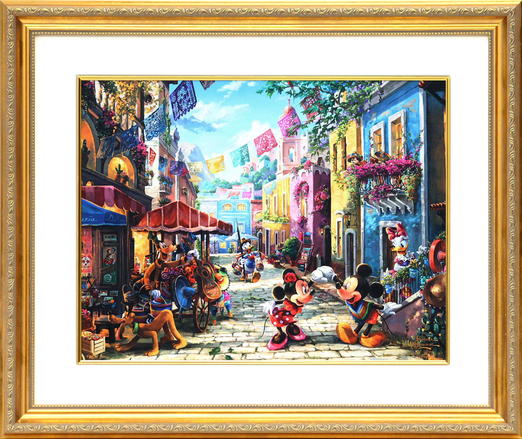 ミニー✨エッチングアート絵 額付