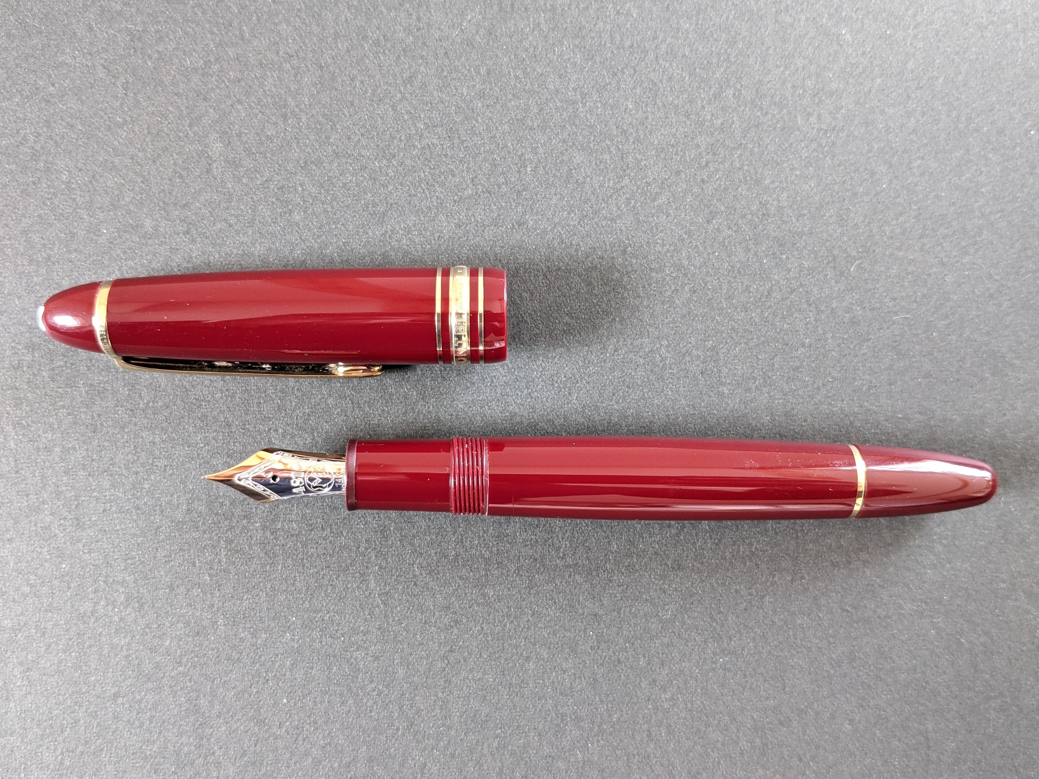 00s モンブラン マイスターシュテュック 147 トラベラー ボルドー