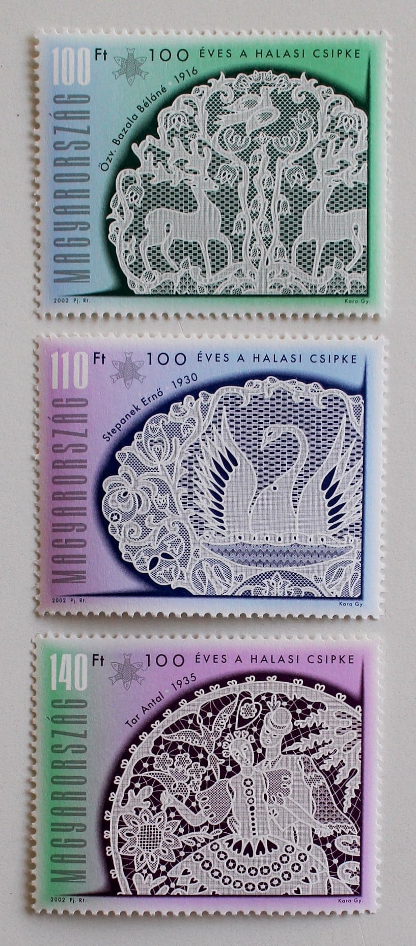 レース / ハンガリー 2002 | Stempel ― 旅する切手 ―