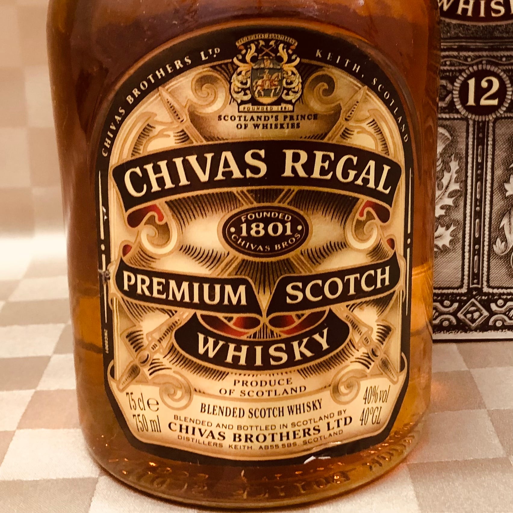 ショット （30ml～）☆うまい懐かしのブレンデッドスコッチ】 CHIVAS