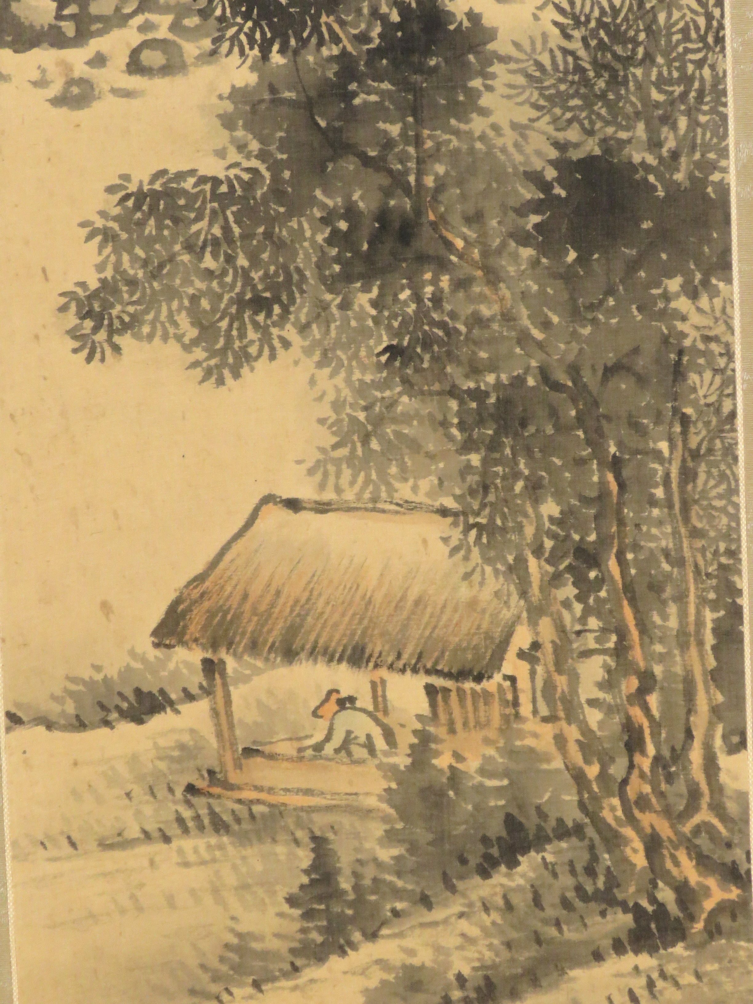 山本石叟(YAMAMOTO Sekiso /愛知・半田 ,1872‐1944) 米法 夏景山水図