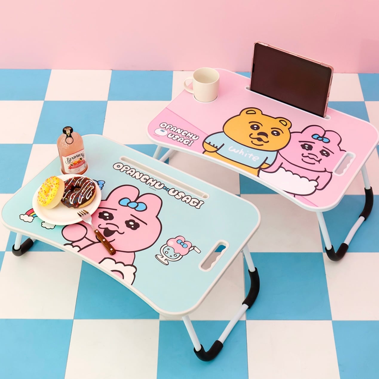 韓国限定】opanchuusagi holding tray table 2type / おぱんちゅうさぎ