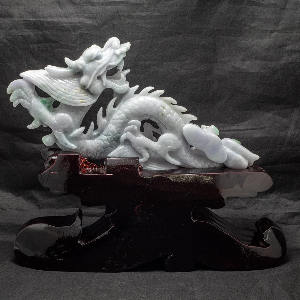 龍 翡翠 置物 風水 開運祈願 金運祈願 開運 金運 財産運 出世運 幸福