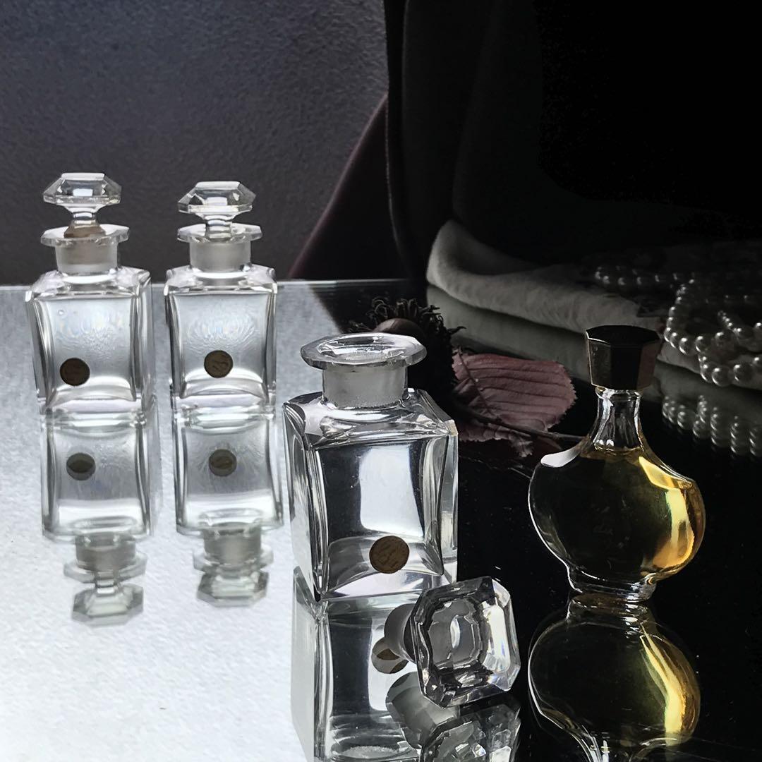 オールドバカラカブールアトマイザー香水瓶3本バカラシール有り