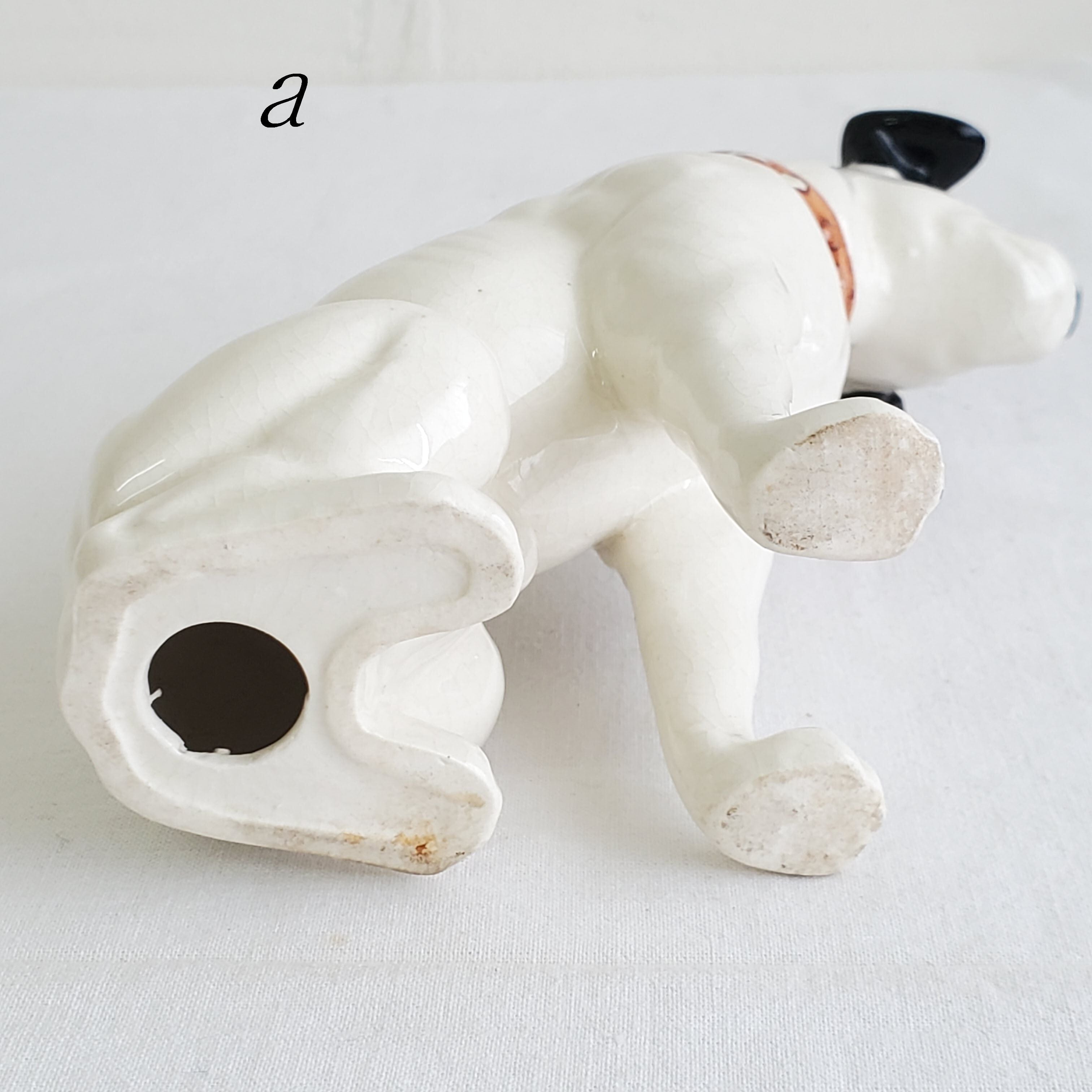 アンティーク ビクターニッパー犬チョークウェア（石膏像）