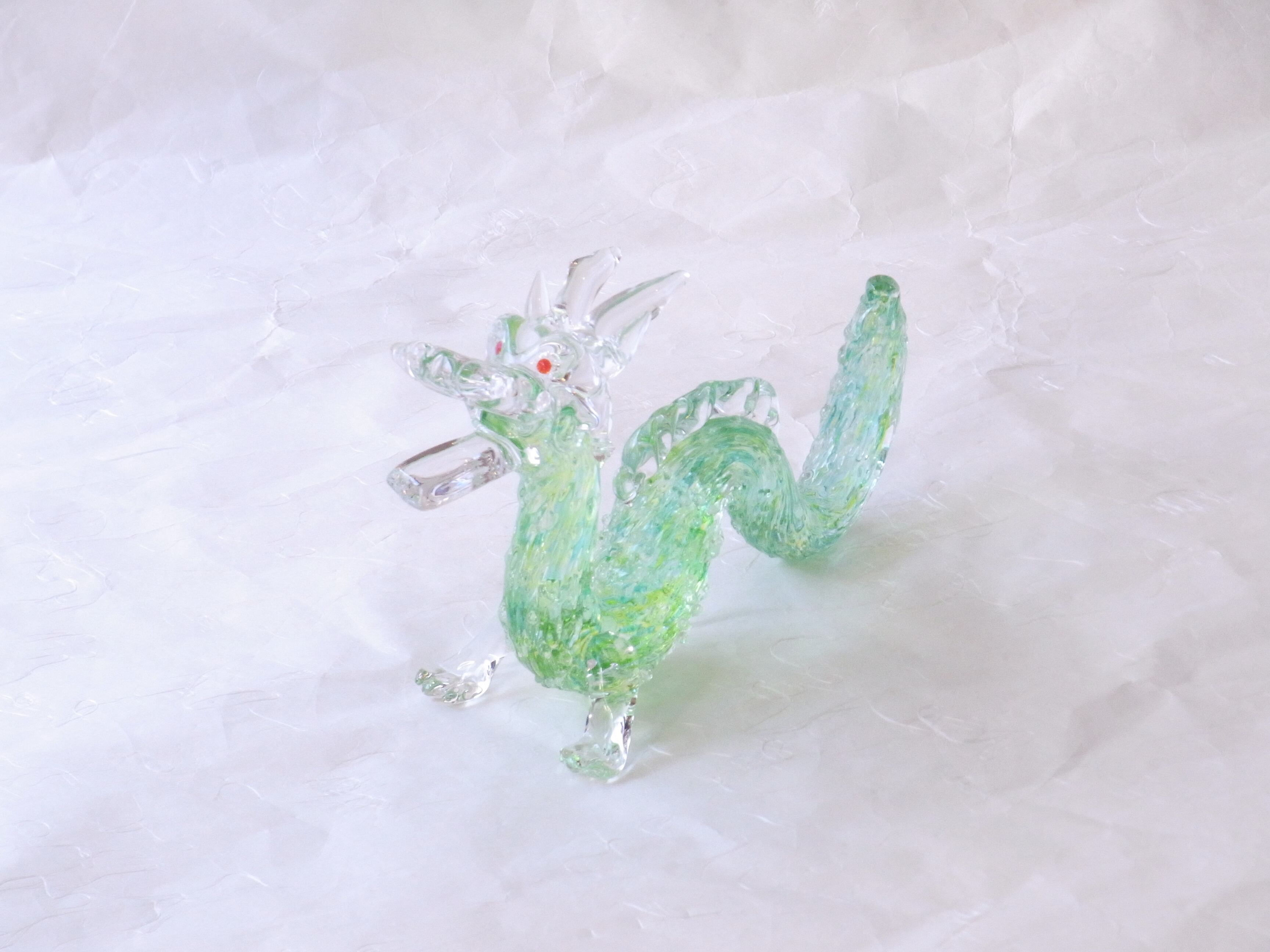 日本製 手づくりガラス細工 ドラゴン（龍） | 小林漆陶