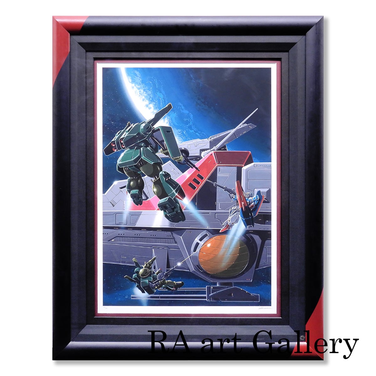 ラッセン ロードオブザミレニアム 動物画 保証書付 虎 月 絵画 版画 真