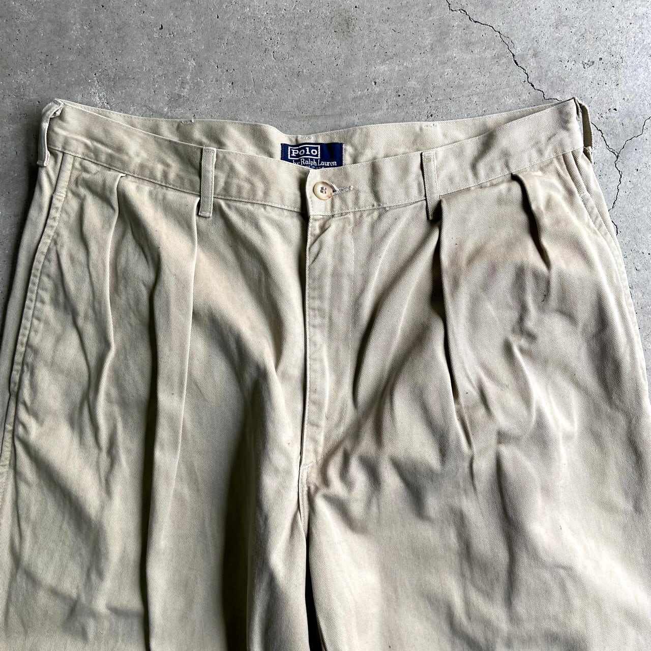 90年代 USA製 Polo Ralph Lauren ポロラルフローレン 2タック