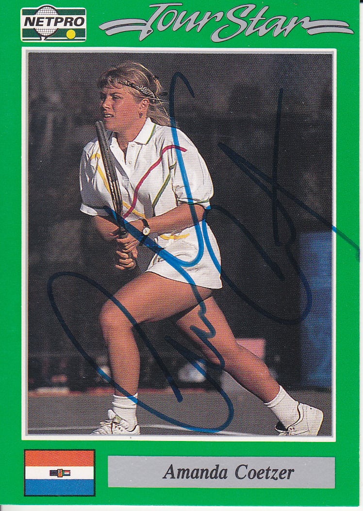 直筆サイン入り写真 マイケル・チャン テニス選手/フレームなし/SA鑑定