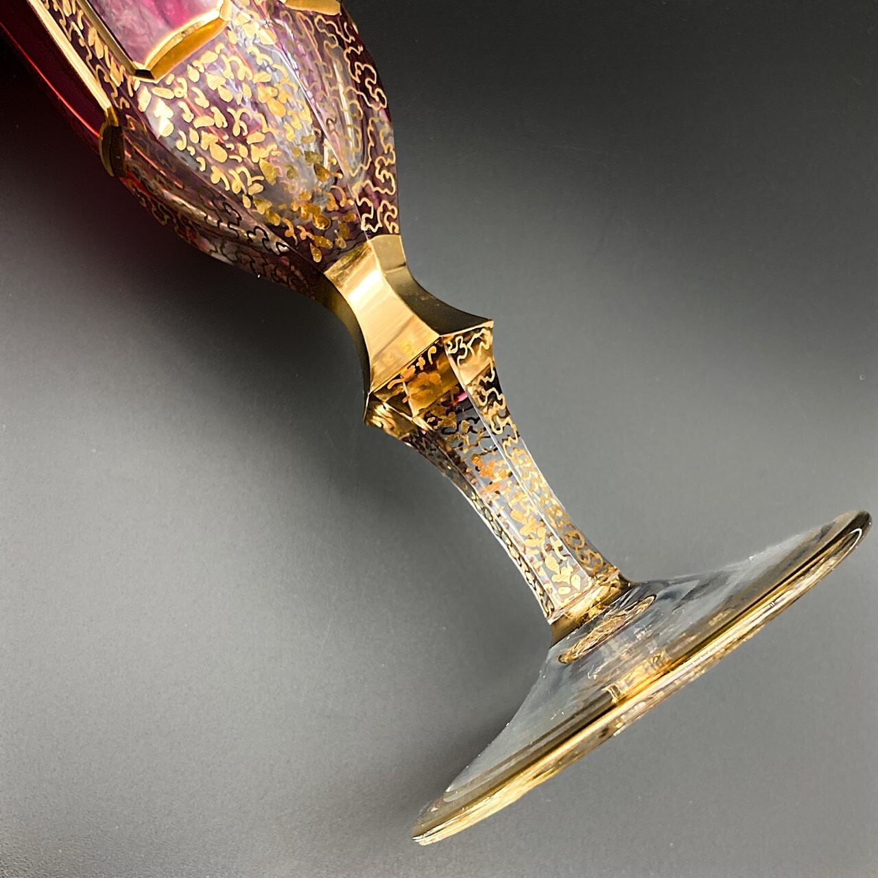 エーゲルマン ハンドベル 呼び鈴 チェコ共和国 製 ボヘミアガラス