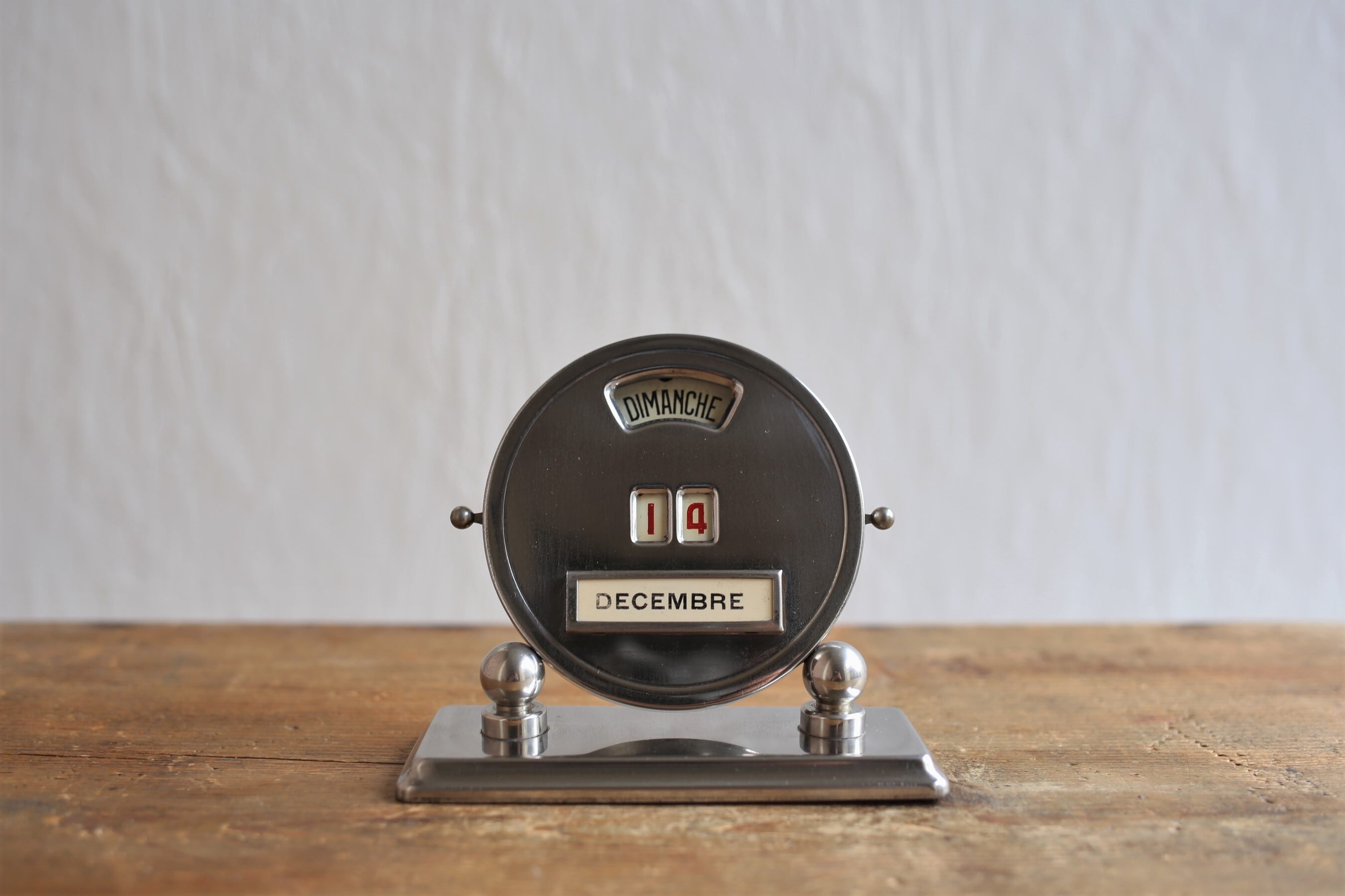 フランス アンティーク ヴィンテージ MISTRAL 万年卓上カレンダー