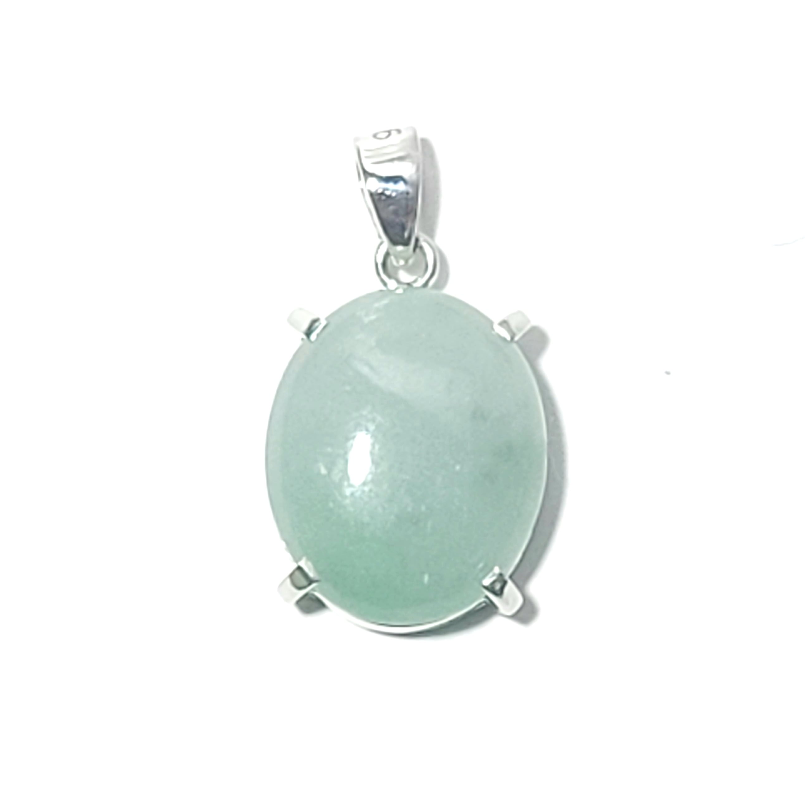 翡翠（ロウカン）とルビーの涙型ペンダントトップ 翡翠（ロウカン）と