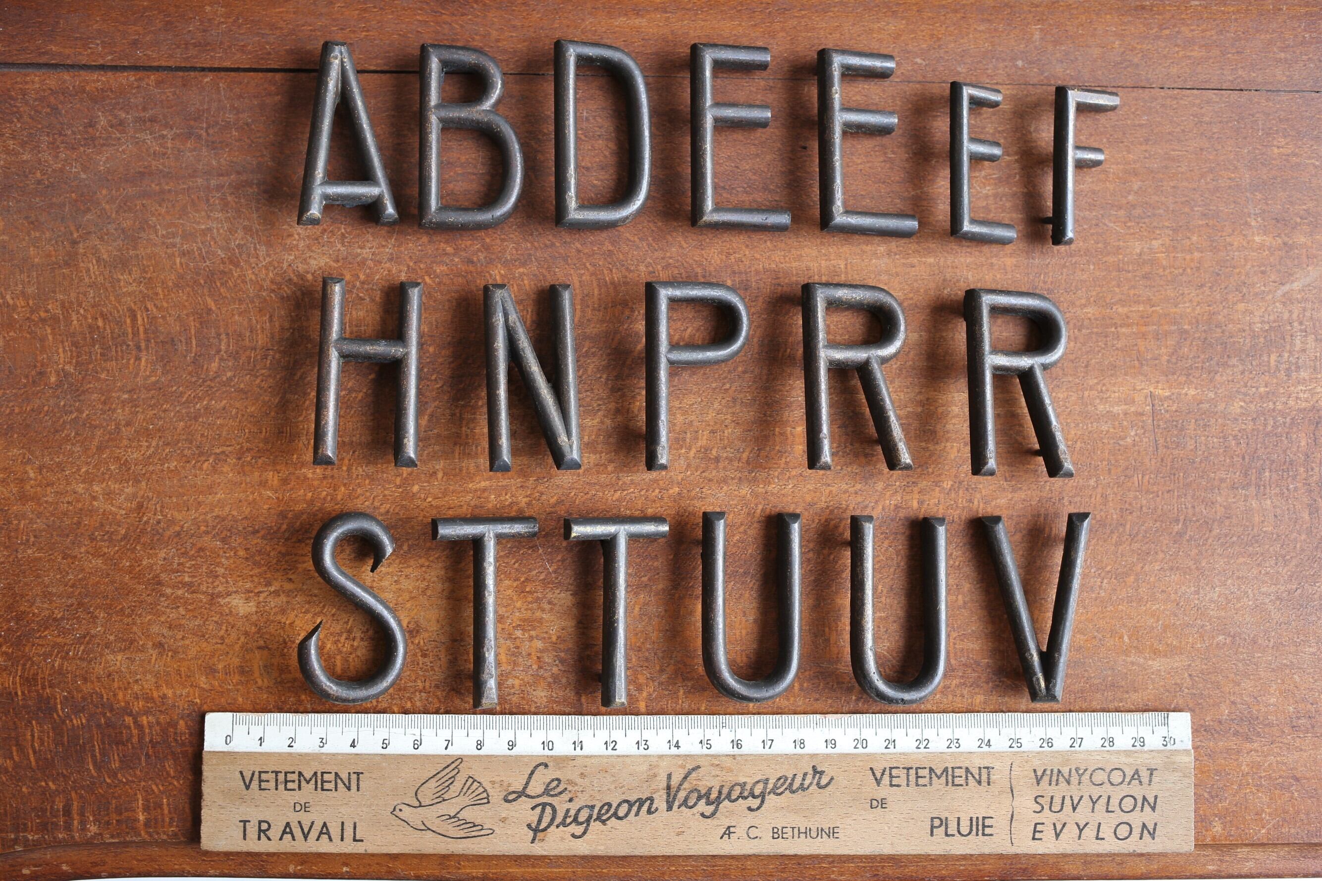 S 看板 アルファベット レターサイン 文字 アメリカ ビンテージ