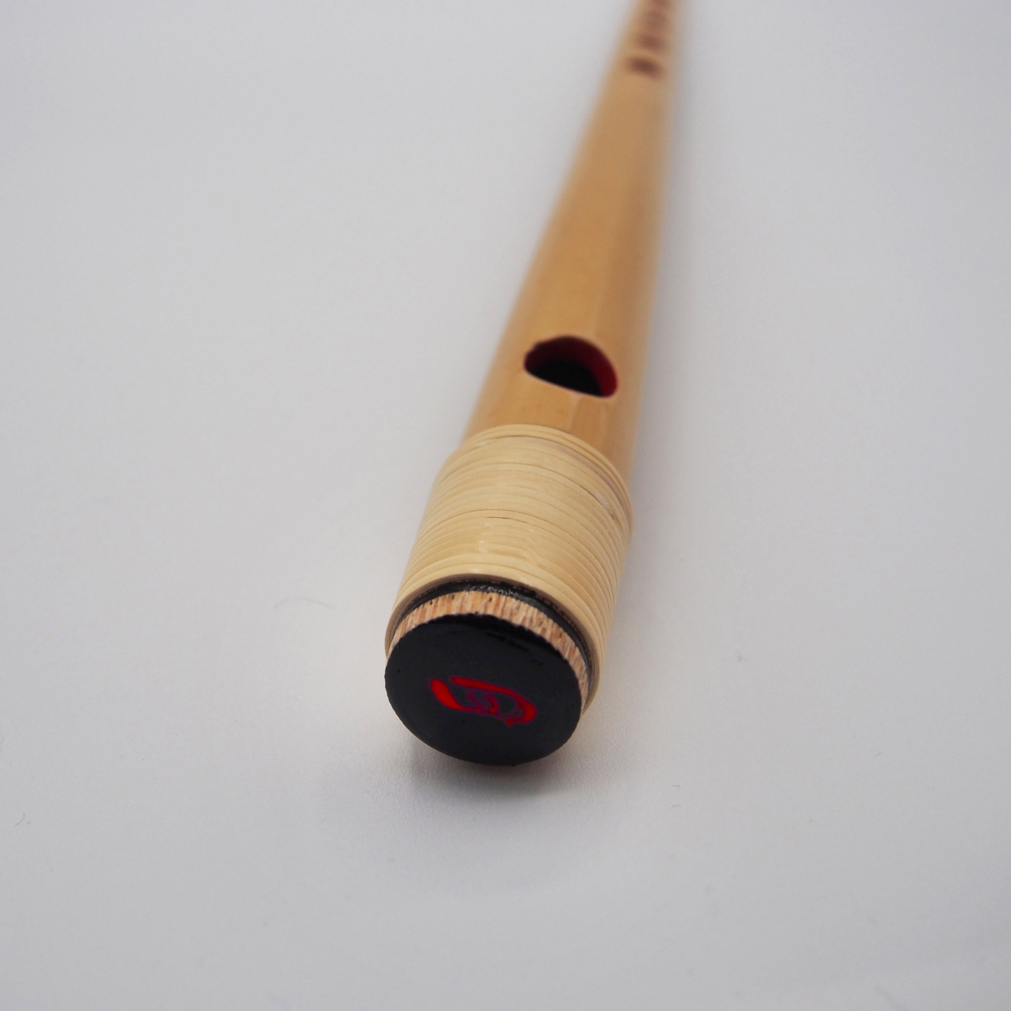 篠笛 古典調 7穴 四本半調子 天地胴巻き 燻風仕上げ 篠笛 古典調 7本