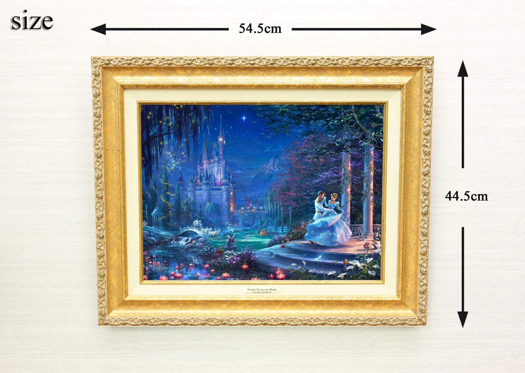 ディズニー絵画 シンデレラ/ダンシング イン ザ スターライト 作品証明