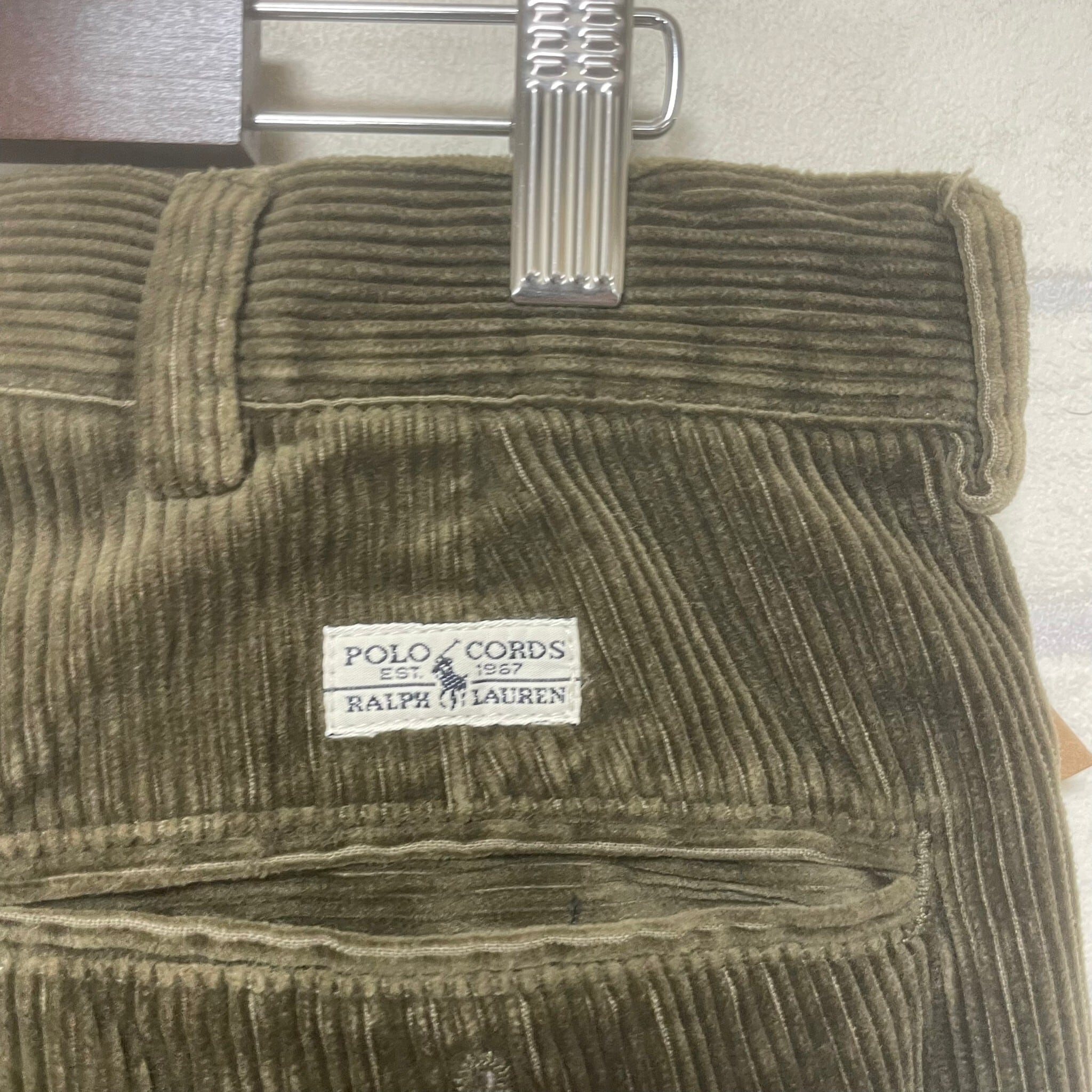 W34×L30】POLO by RALPH LAUREN コーデュロイパンツ ブランドタグ