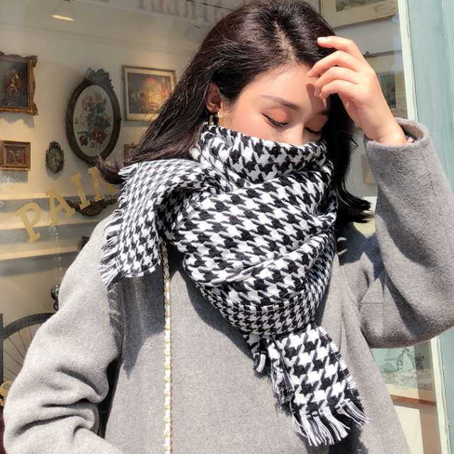 再入荷》 マフラー 千鳥格子 ストール チェックストール チドリ