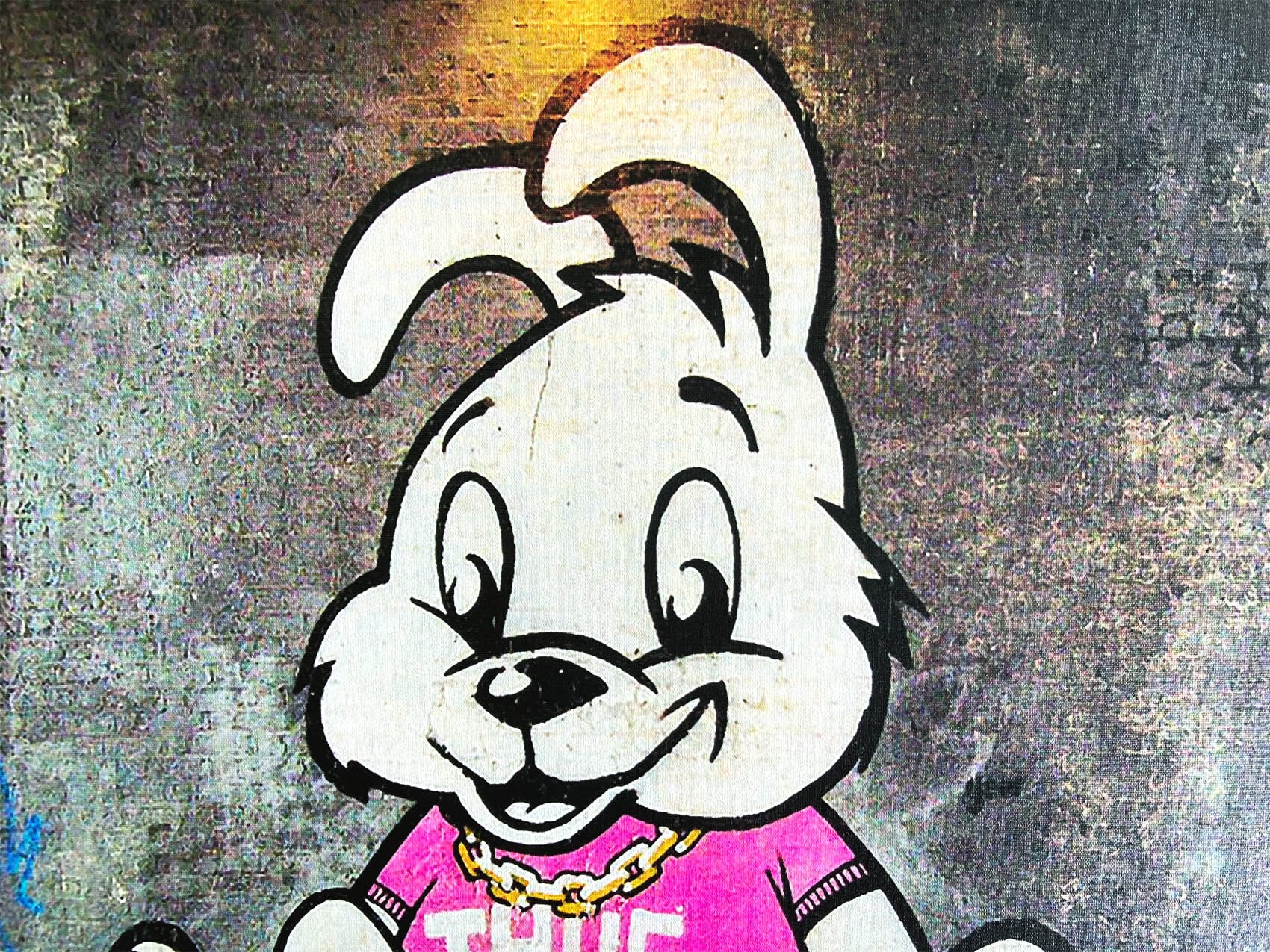 額装品/ThugForLifeBunny/バンクシー/ポスター/インテリア/貴重 額装品