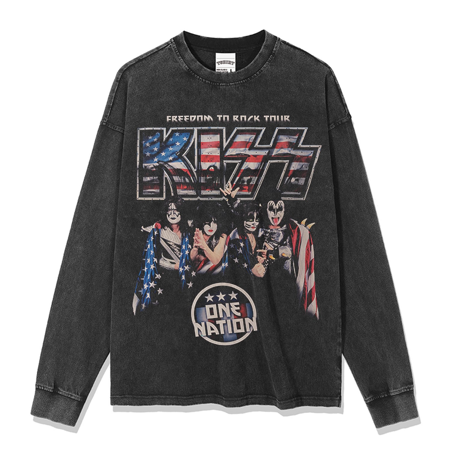 VINTAGE ストリート kiss freedom to rock tourバンドTシャツ T998 | wshot