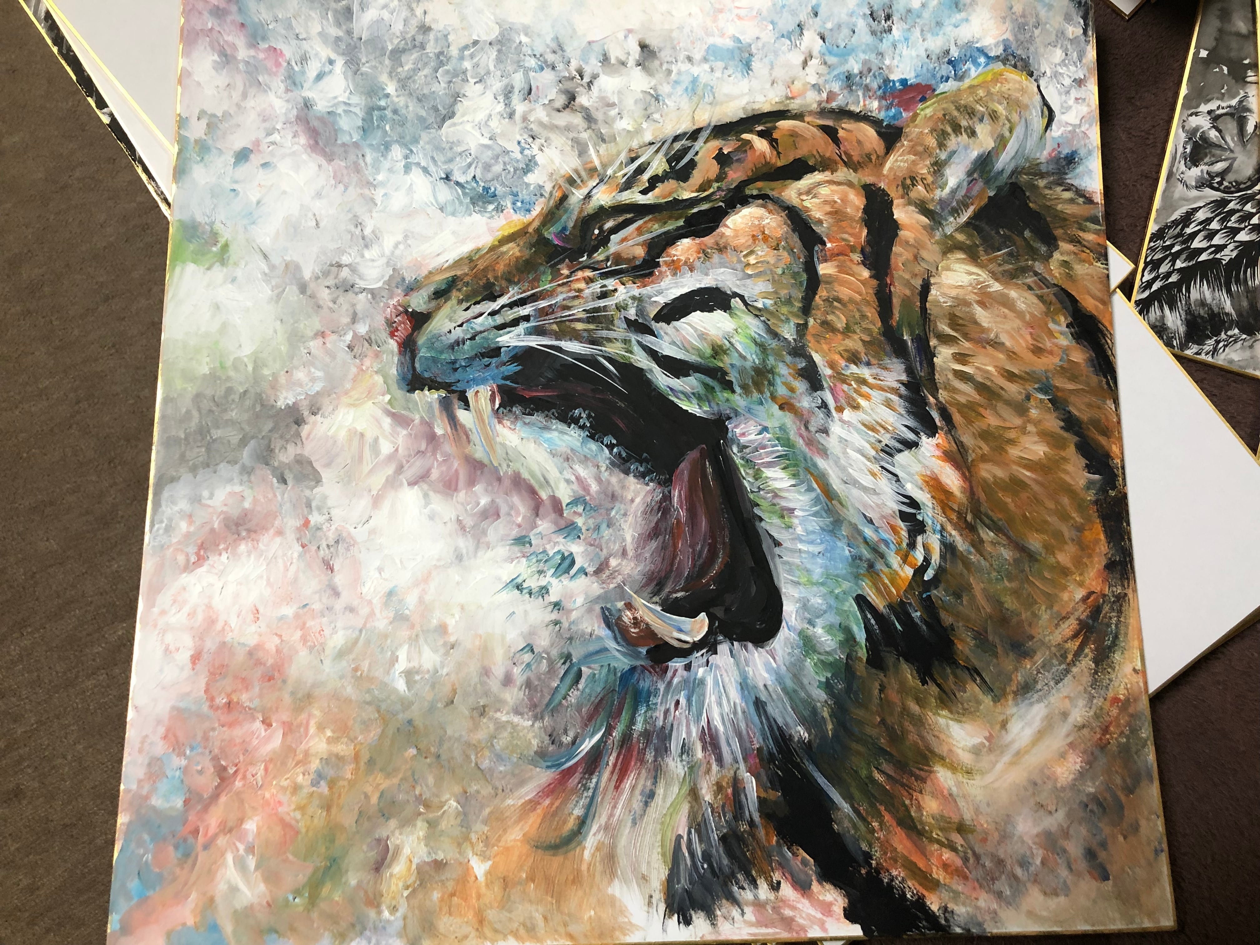 スプレーアートエデン原画 F6 キャンバス スプレーアートエデン原画