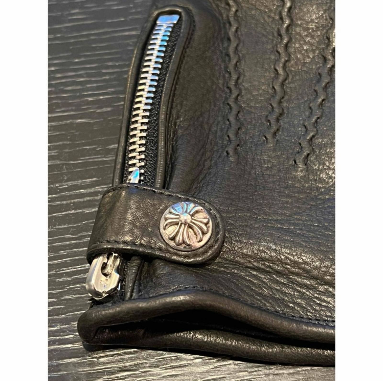 CHROME HEARTS クロムハーツ グローブ ダガージップ レザー 手袋