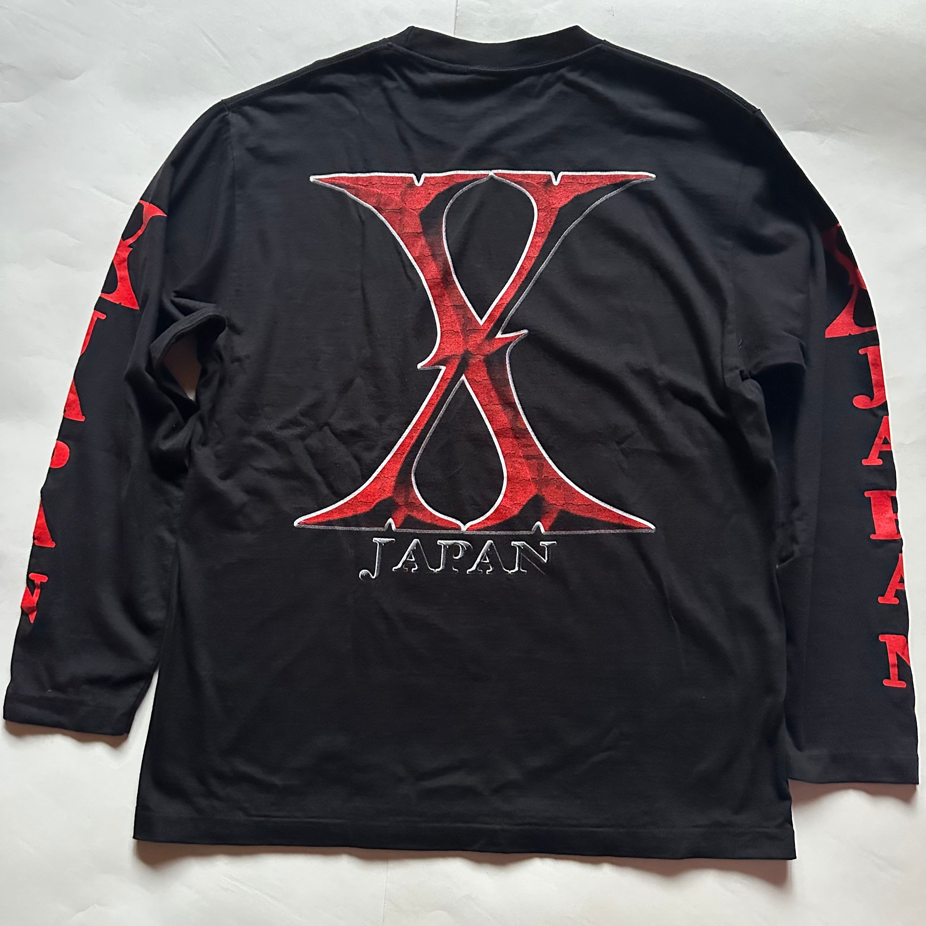 90s X JAPAN ロンT 長袖 Tシャツ 1993 カウントダウン ツアー 90s X