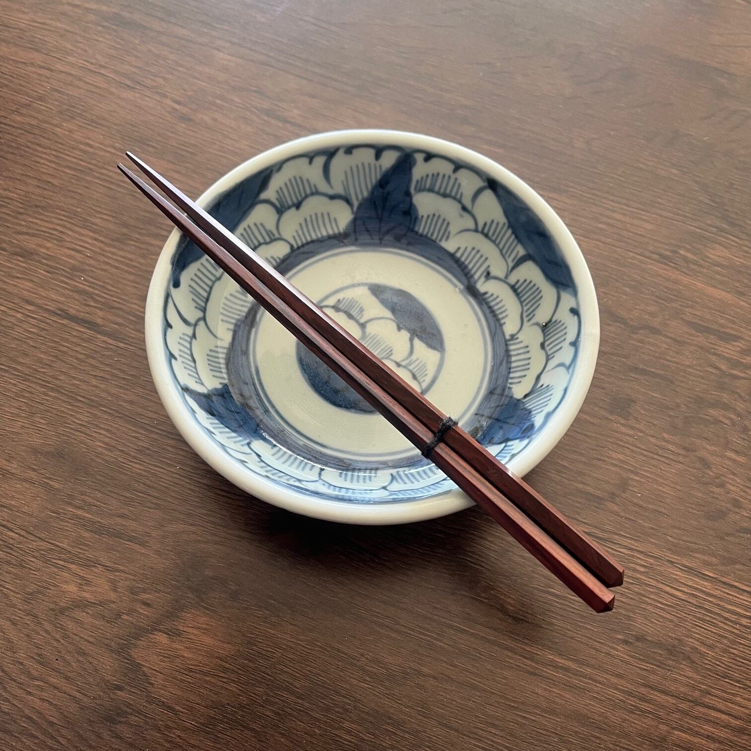 伊万里染付花紋なます皿 5枚組 | 古美術 希 のぞみ 美術・デザイン事務