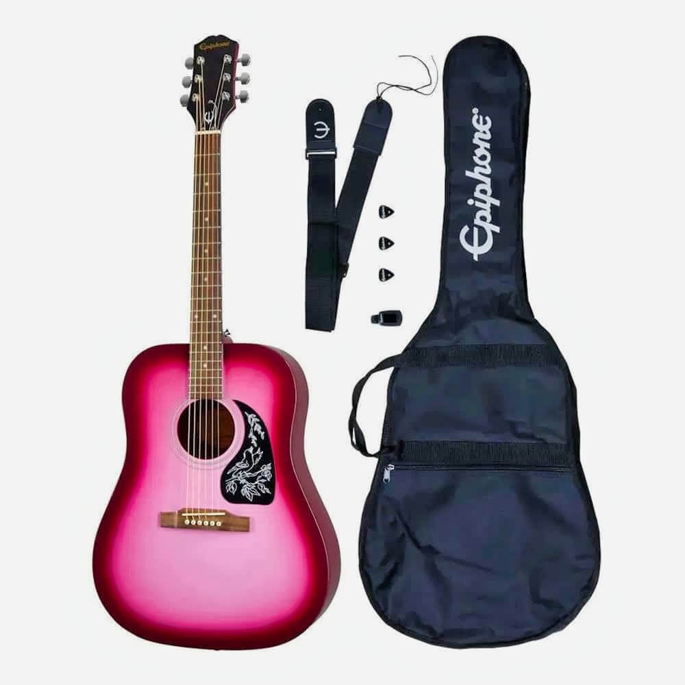 アコギ EPIPHONE Starling|ホットピンク(Hot Pink Pearl) | 西尾楽器