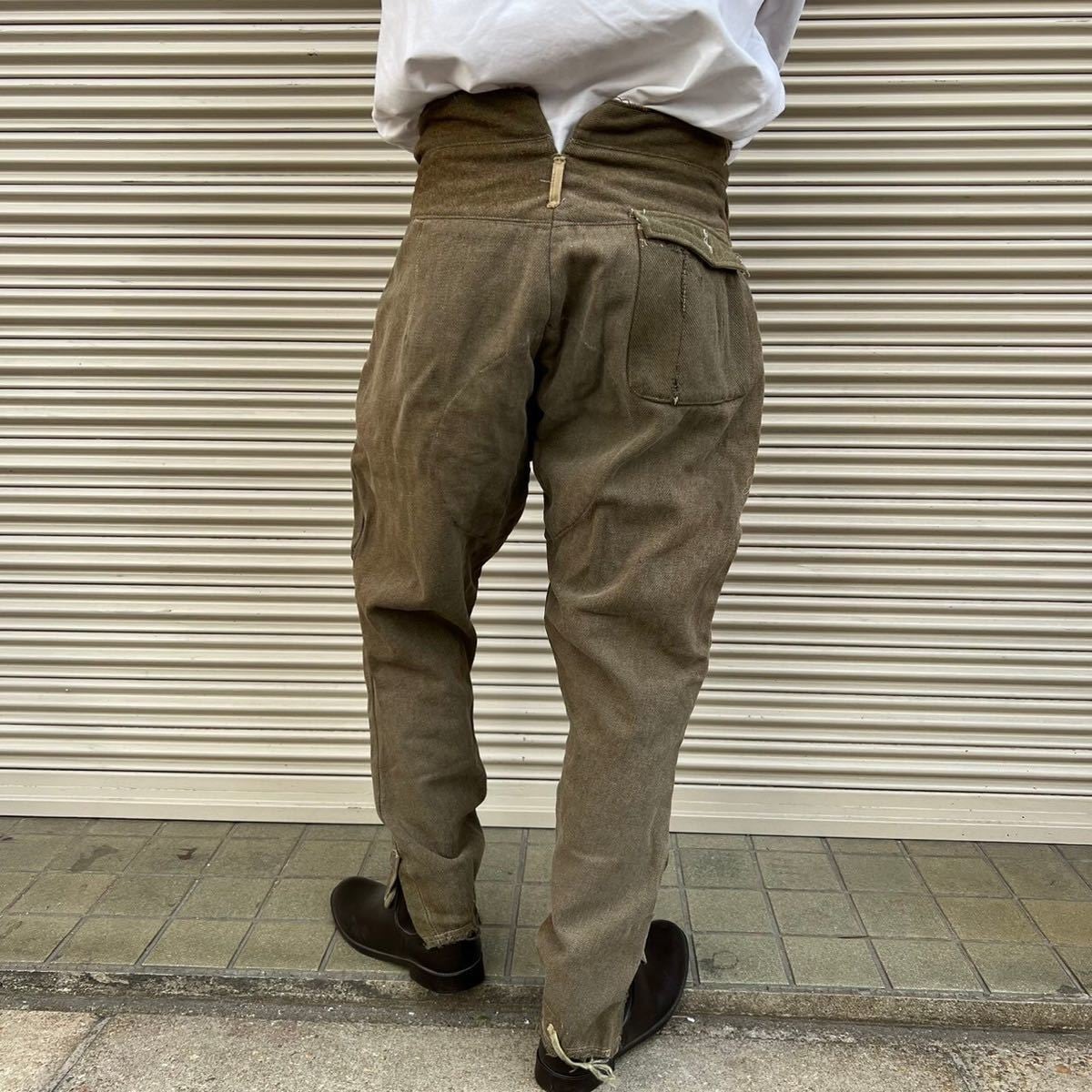 貴重 40s 大日本帝国 旧日本 実物 昭和19年 三式 ジョッパーズ ウール