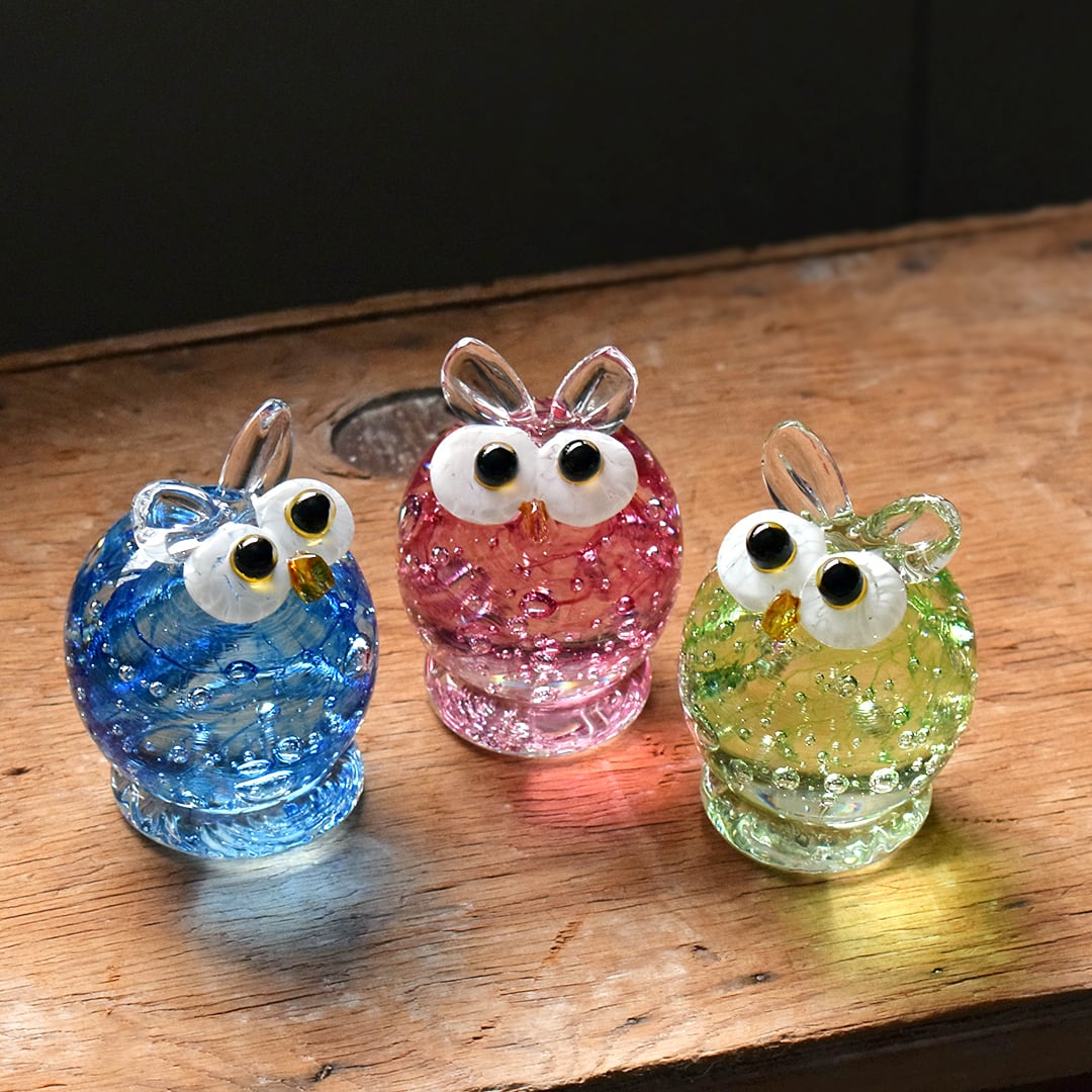 ライフォード社ステンドグラス ふくろう 梟フクロウ /グラスマスターズ