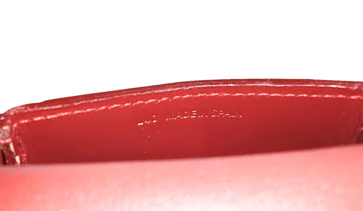 Cartier 赤 レザー 円筒型ケース Cartier 赤 レザー 円筒型ケース