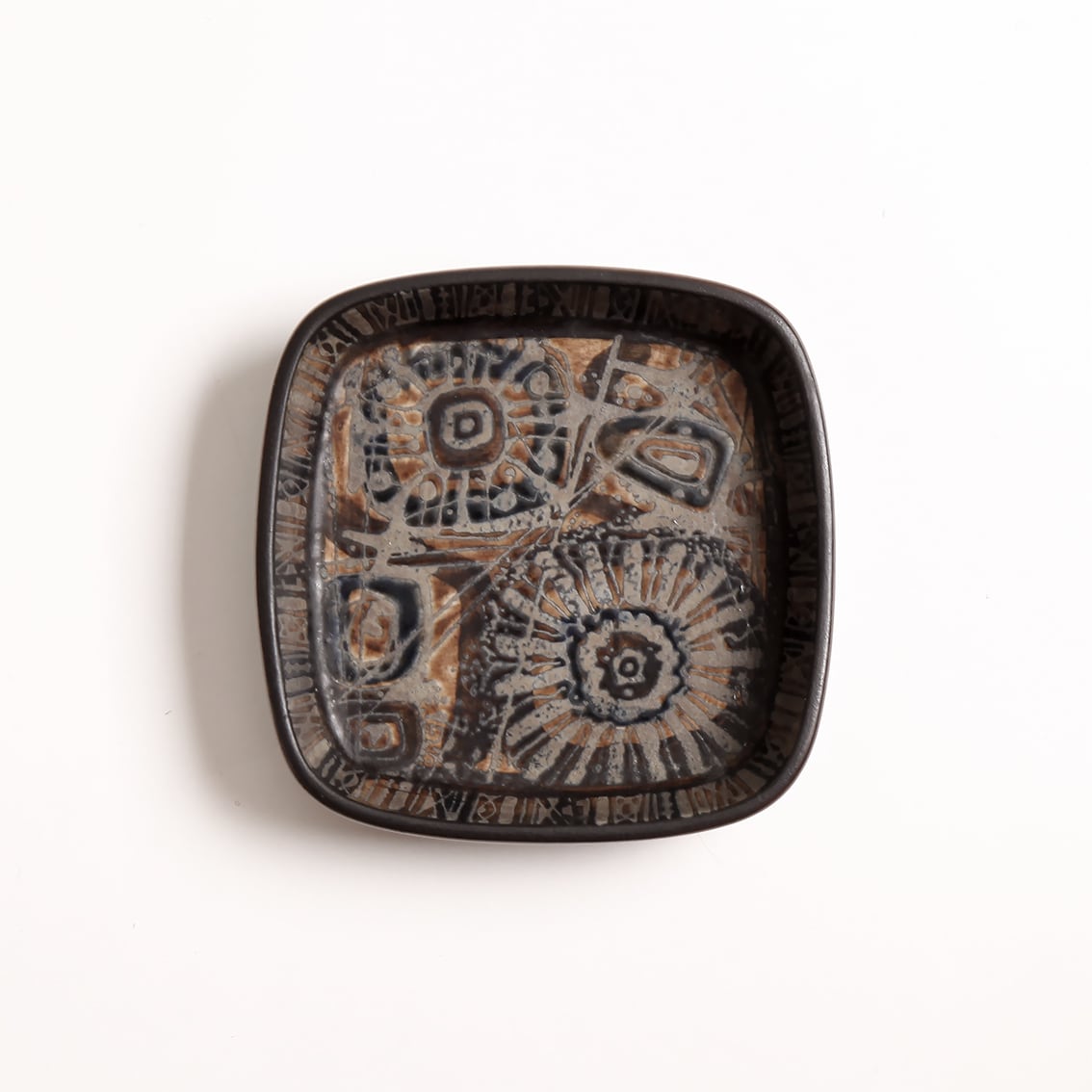 Royal Copenhagen ロイヤル・コペンハーゲン BACA バッカ 110mm角皿