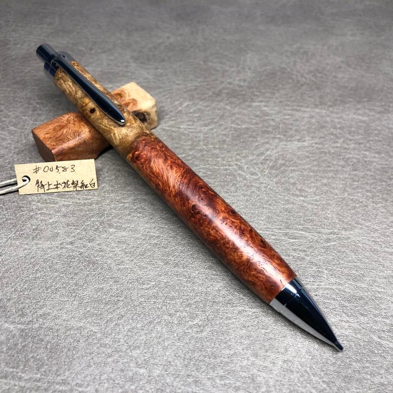 野原工芸 花梨紅白 特上杢 スタンダード ボールペン