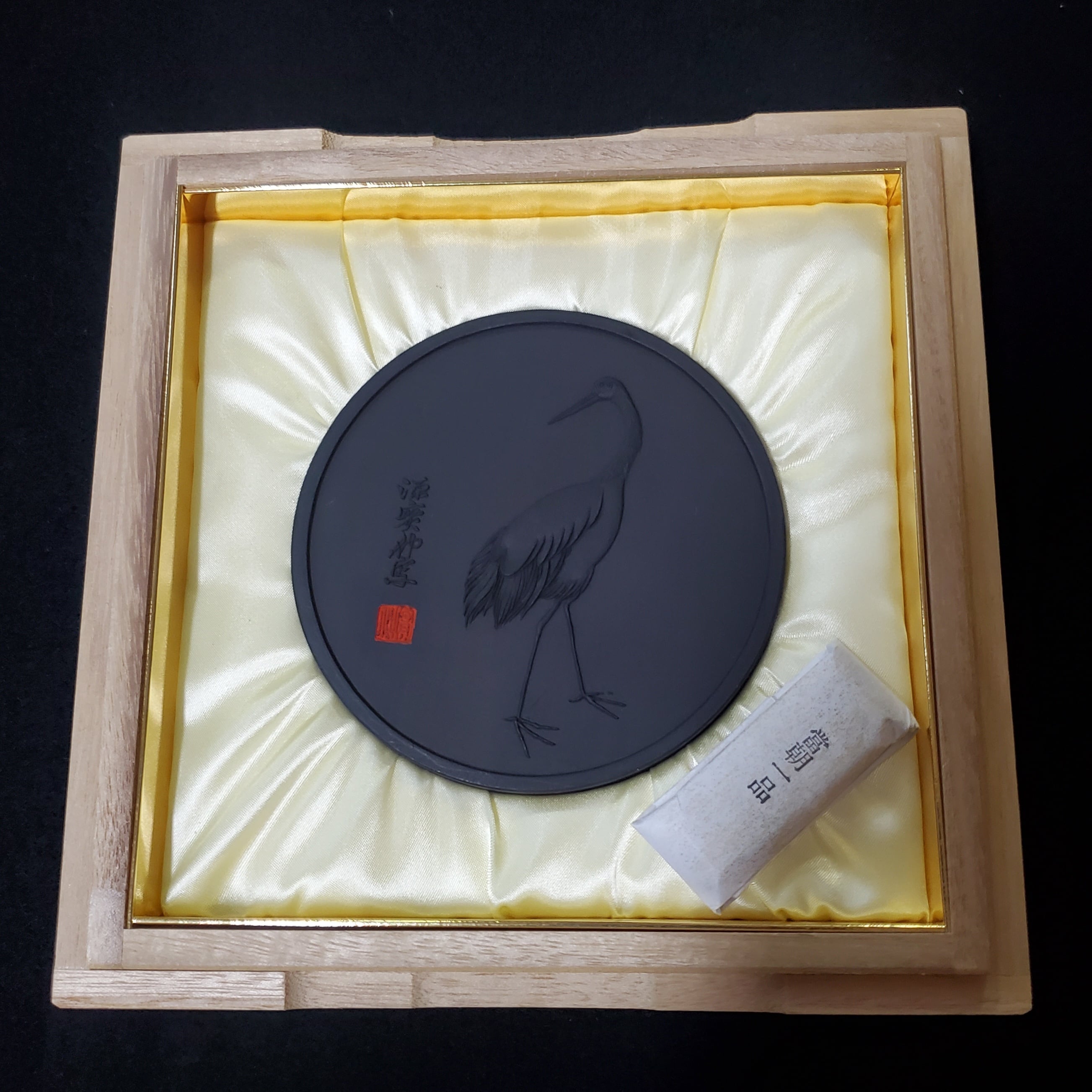 掛け軸 川口硯山 水墨山水 絹本 希少 軸装 茶道具 掛軸 美品 です。