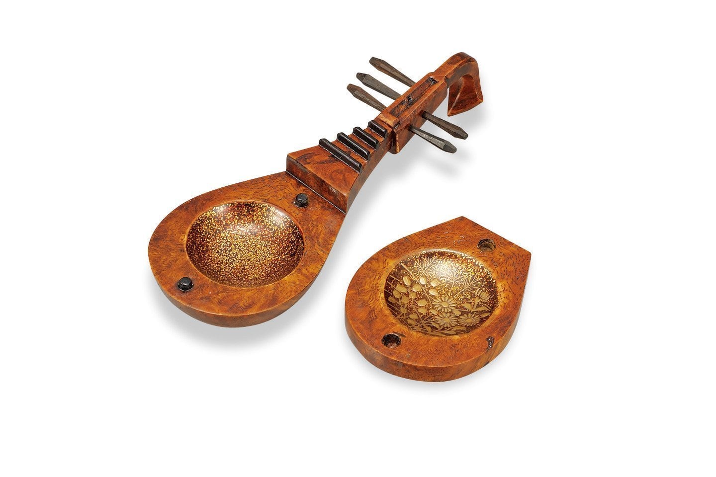 琵琶香合 秋草 中村孝也作 | 山中 漆器 嘉匠菴 @kasyoan カラフルな