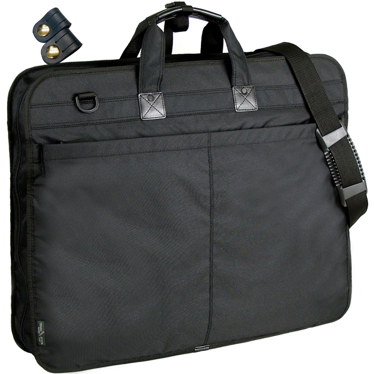 ガーメントバッグ ロング丈対応 3着対応 840g + 竹八謹製 牛革製