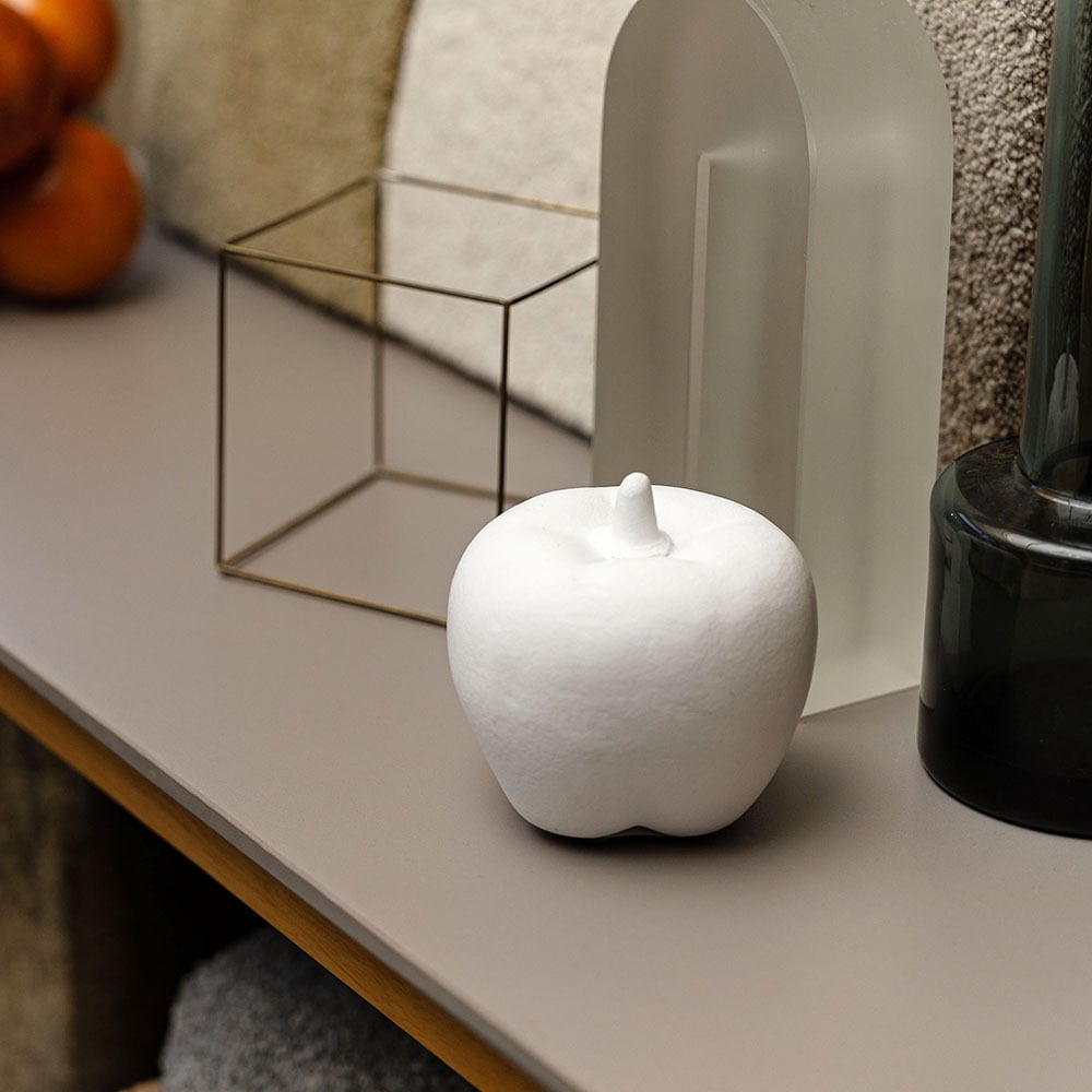 リンゴ型陶器オブジェ フルーツオブジェ 陶器 りんご | FIGARO