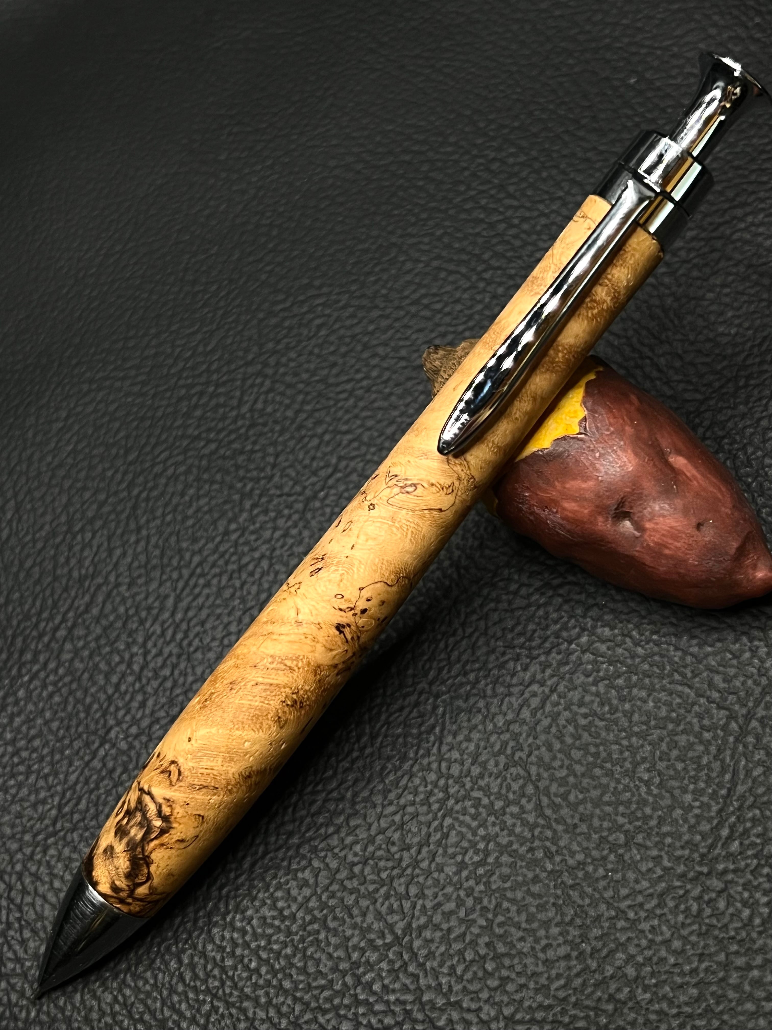 ボナンペン欅真鍮金具0.5mmシャープペン