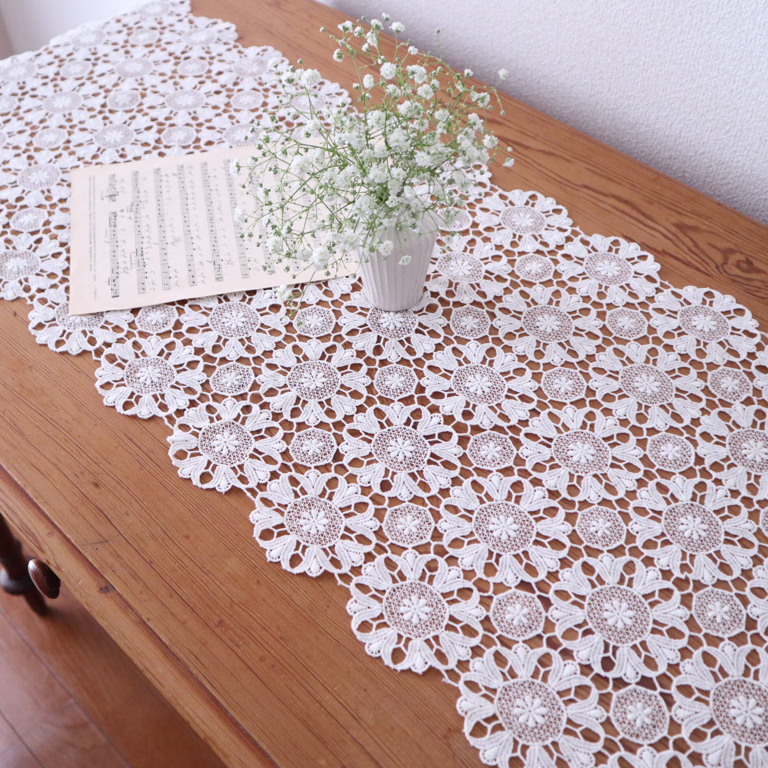 アンティーク フランス 1900年 乙女と天使 刺繍＆レース編み&パッチ