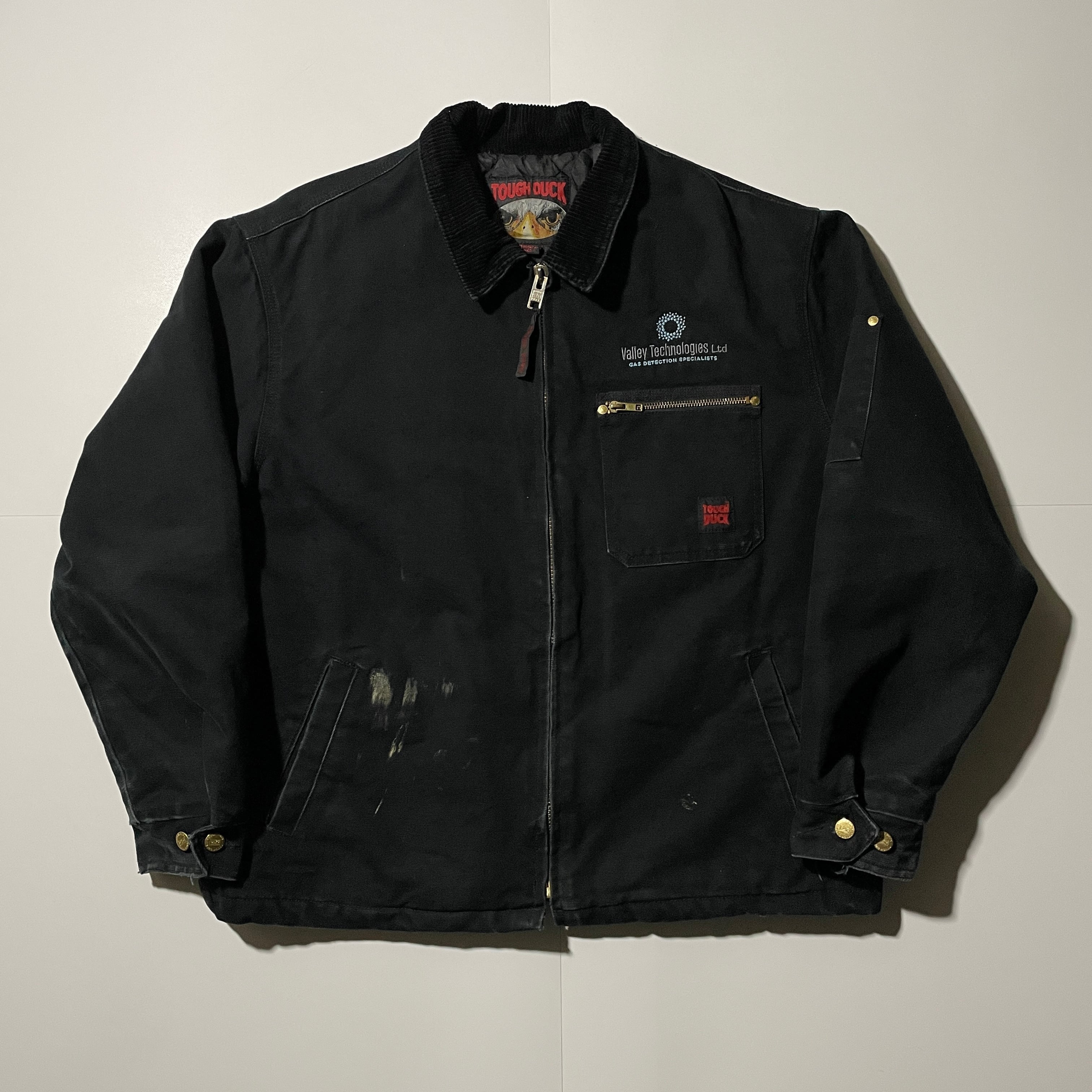 Dickies 00s 企業ロゴ ダック デトロイトジャケット ブラック XL 90s