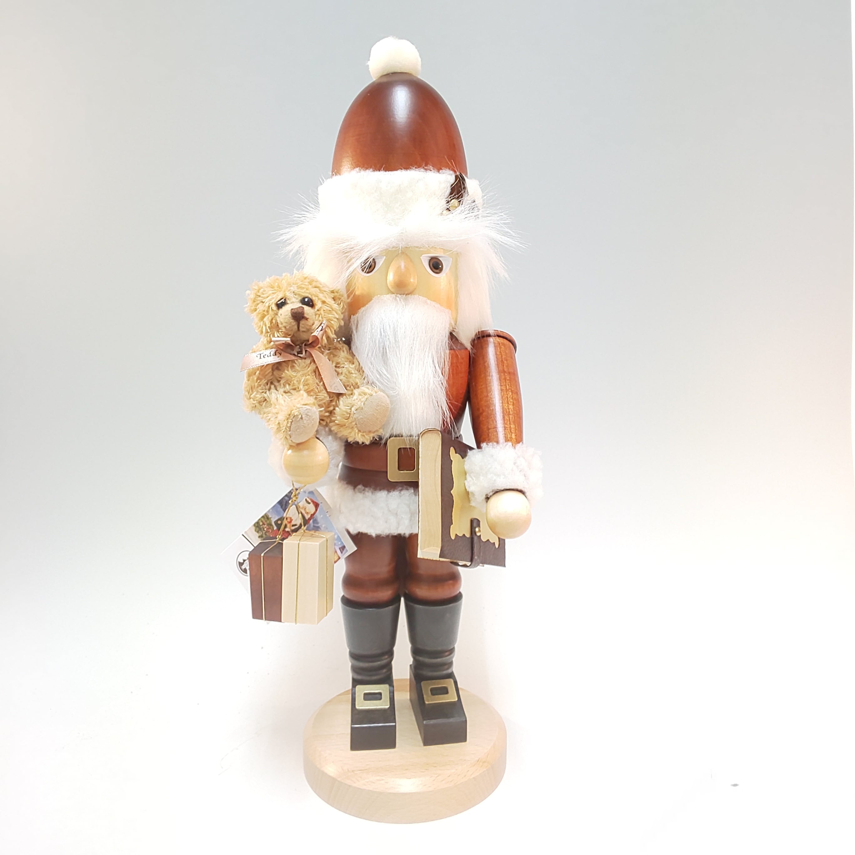 くるみ割り人形 『テディベアと本を持つサンタ』 | 小さなミュージアム