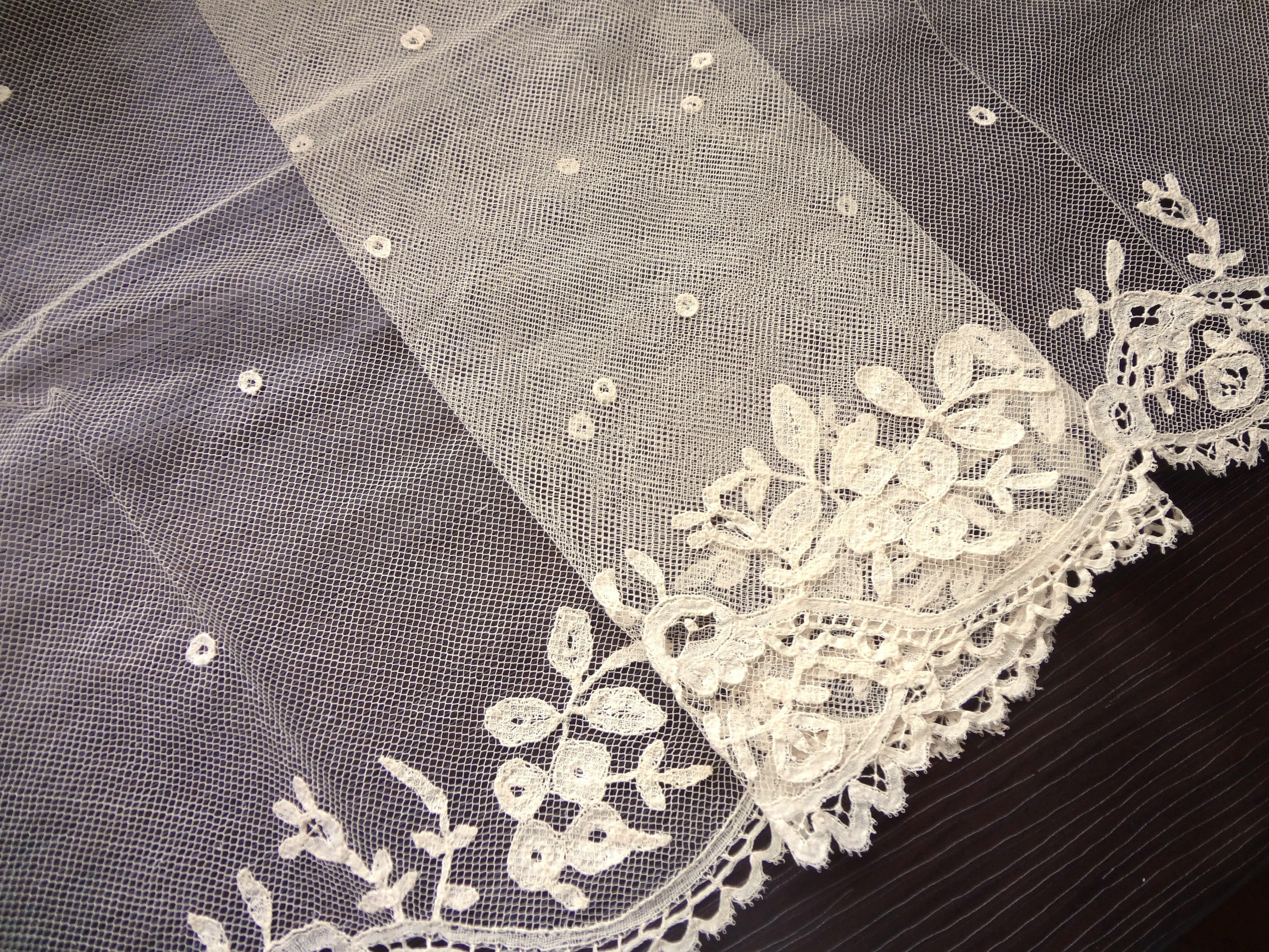 フランス アンティークチュールレース 大判 | grenierplus
